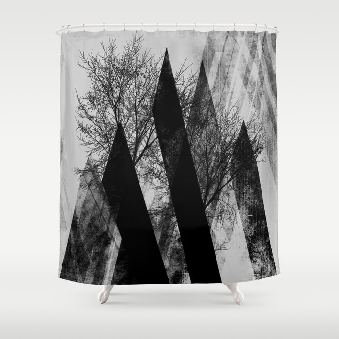 TREES V2 Shower Curtain