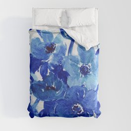 blue stillife Comforter