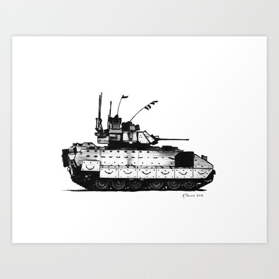 M3 Bradley Art Print