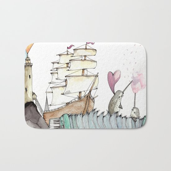 Accordion Sea Bath Mat
