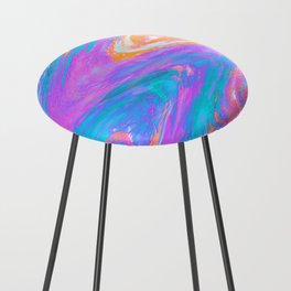 Color Wave Counter Stool