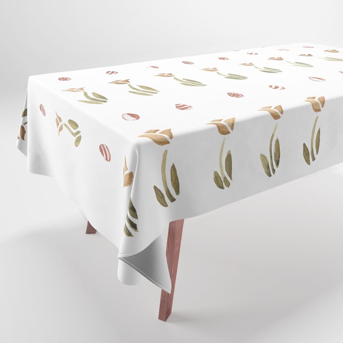 Tulips and Eggs Tablecloth