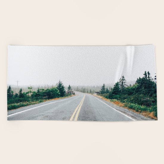 Nature drive Beach Towel