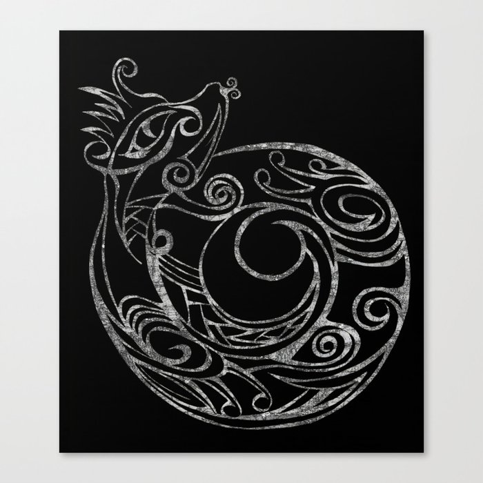 Snake in Reverse Canvas Print