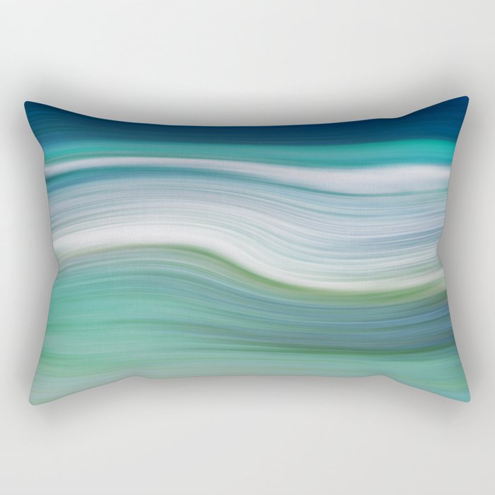 OCEAN ABSTRACT Rectangular Pillow