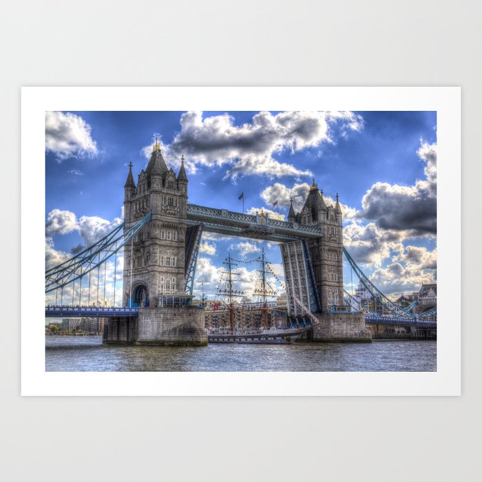 tower bridge and the Stavros N Niachos Art Print by David Pyatt | Society6