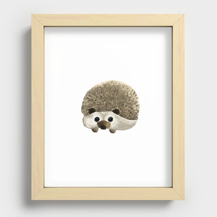 Hedgehog Recessed Framed Print