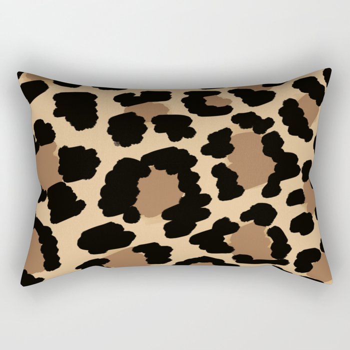 Leopard Print Rectangular Pillow