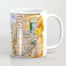 Sicily, villages of Italy Coffee Mug | Scene, Medieval, Mediterranean, Italy, Street, Narrow, Villages, Building, Historic, Villageitaly 