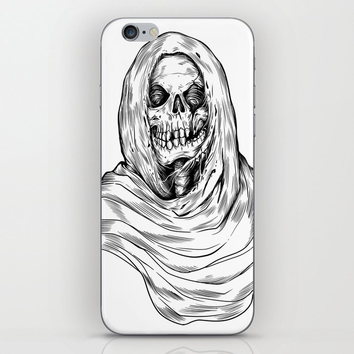 grim reaper skull iPhone Skin