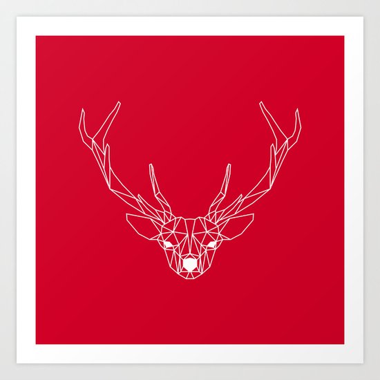 Deer III Art Print