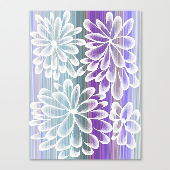 Fancy Floral Canvas Print