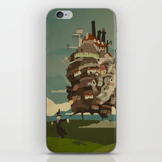 Moving Castle iPhone & iPod Skin