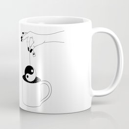 Peace Tea Minimal Line Drawing Coffee Mug