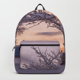 Winter Sunset #2 Backpack