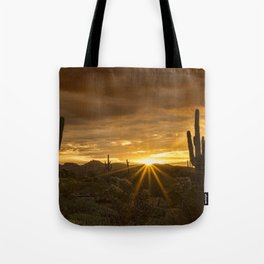 A Southwestern Sunrise Tote Bag