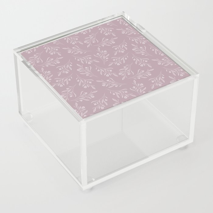 Flower white Acrylic Box