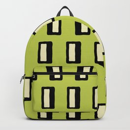 Chad Pattern Chartreuse 2 Backpack
