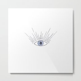 evil eye Metal Print