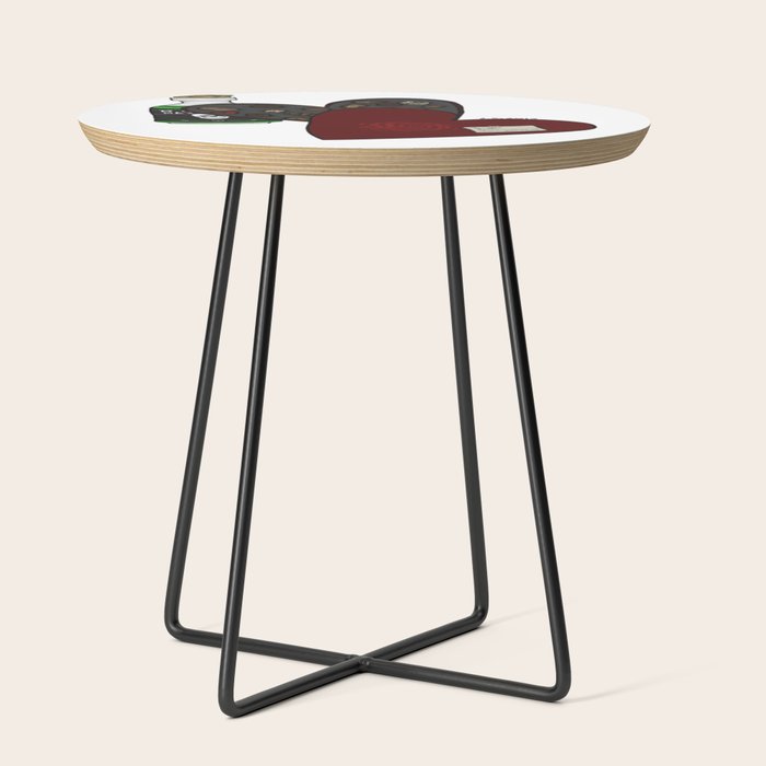 toxic valentine Side Table by louibrat | Society6