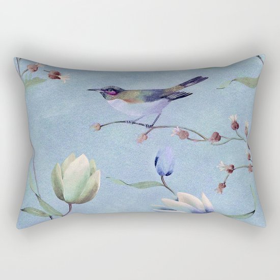 Summer bird Rectangular Pillow