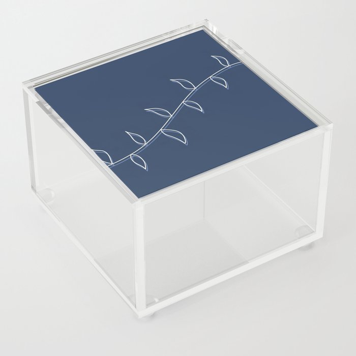 Minimal leaves lines 2 Acrylic Box