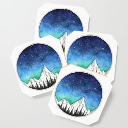 Mountain Galaxy Circle Coaster