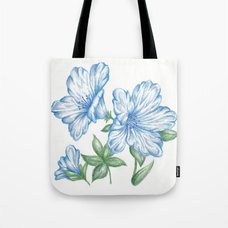 Cute Canvas Flowers Tote Bag – Creatfunny