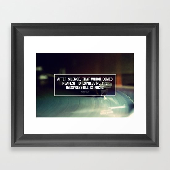 After Silence Framed Art Print