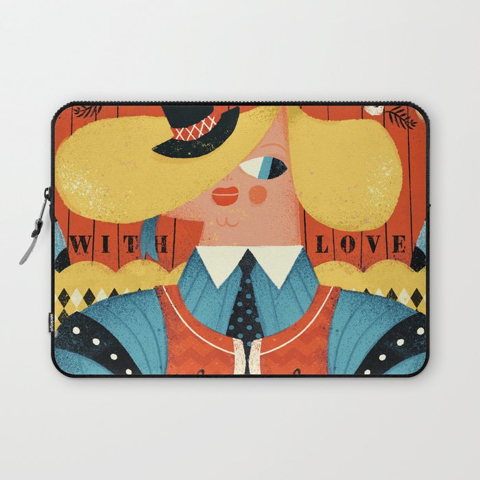 Ride, with love Laptop Sleeve