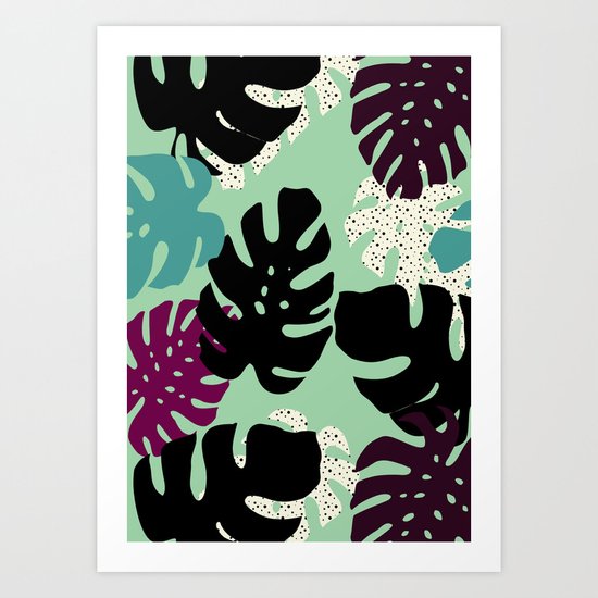 Monstera 02 Art Print