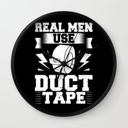 Duct Tape Roll Duck Taping Crafts Gaffa Tape Wall Clock