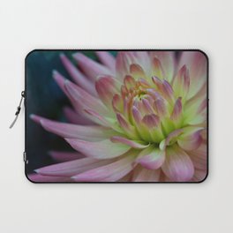 Majestic Pink And Yellow Dahlia Laptop Sleeve
