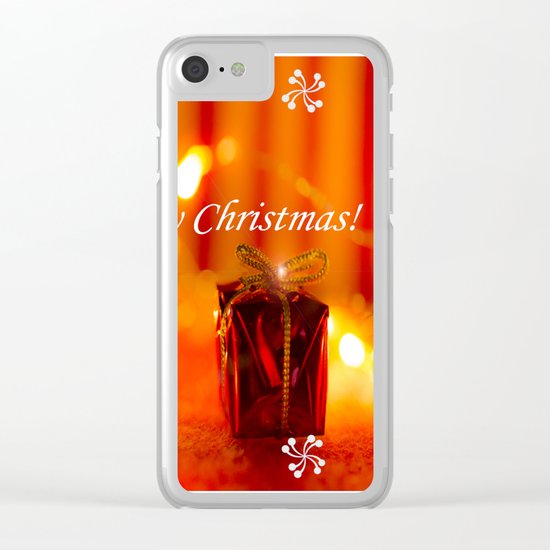 Merry Xmas! Clear iPhone Case