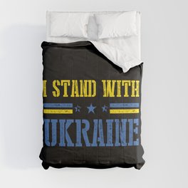 I Stand With Ukraine Comforter