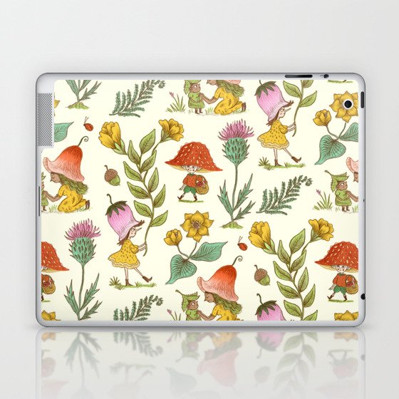 Summer Fairy Folk Laptop & iPad Skin