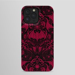 Bats and Beasts - Blood Red iPhone Case