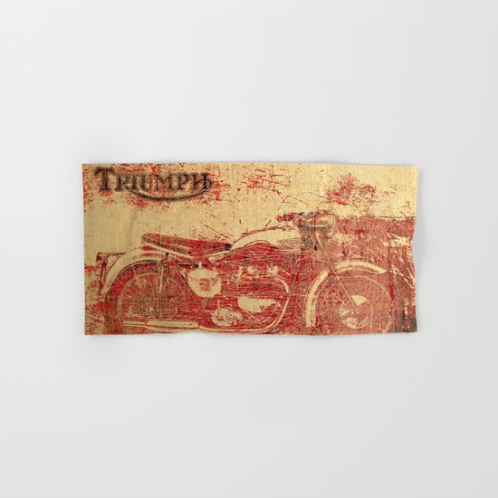 Triumph - Vintage Motorcycle Hand & Bath Towel