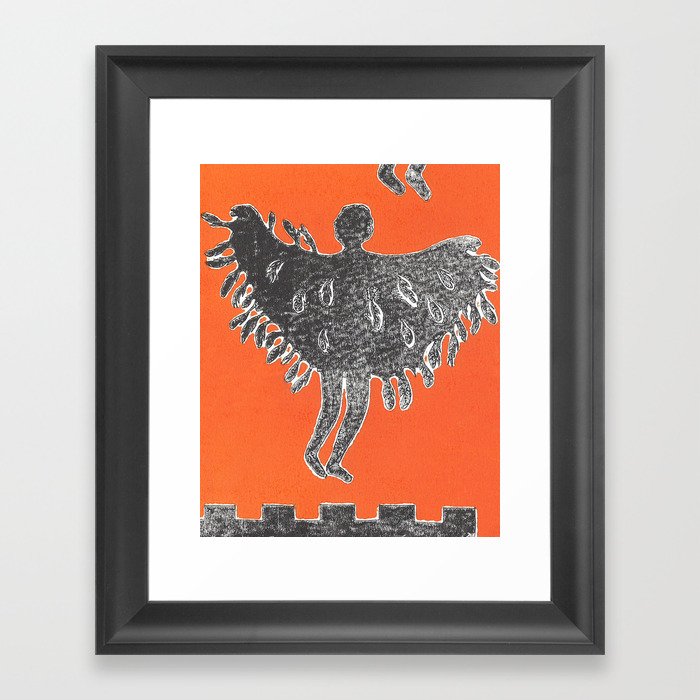 Icarus and Daedalus VIII Framed Art Print