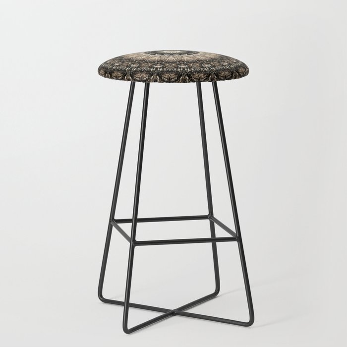 Dark Brown Boho Mandala Bar Stool By Artaddiction45 Dark Brown Boho Mandala Bar Stool By Artaddiction45