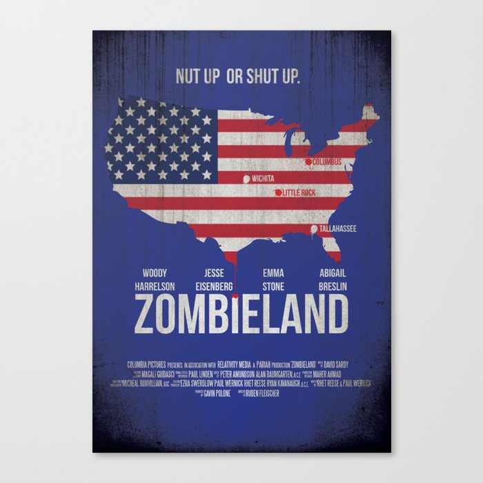 Zombieland Canvas Print