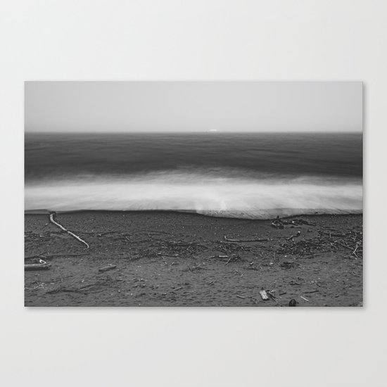 Ocean - 10 Black and White Canvas Print
