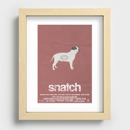 "Snatch" Minimal Poster Recessed Framed Print