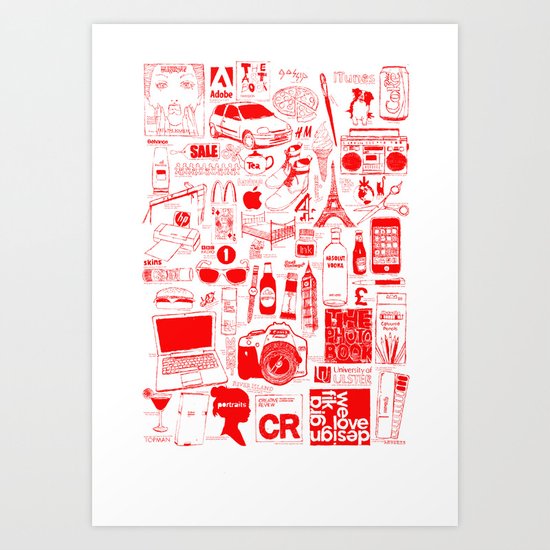 Graphics Design student poster Art Print