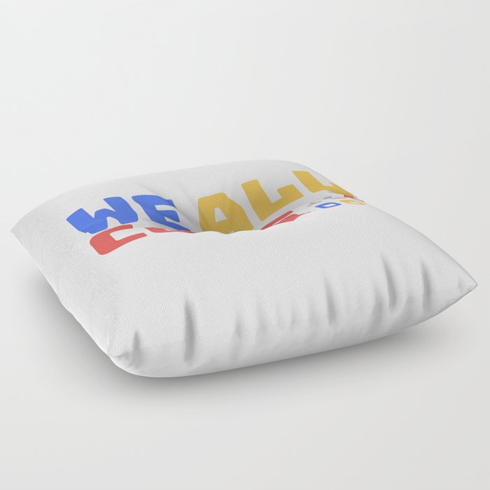 We All Code - Light Floor Pillow