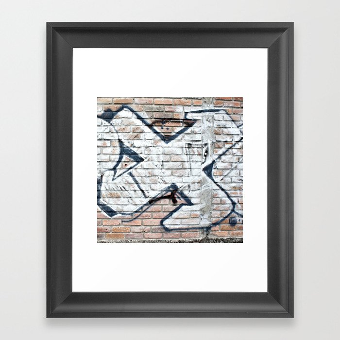 x marks the spot framed art print by streetsmart society6