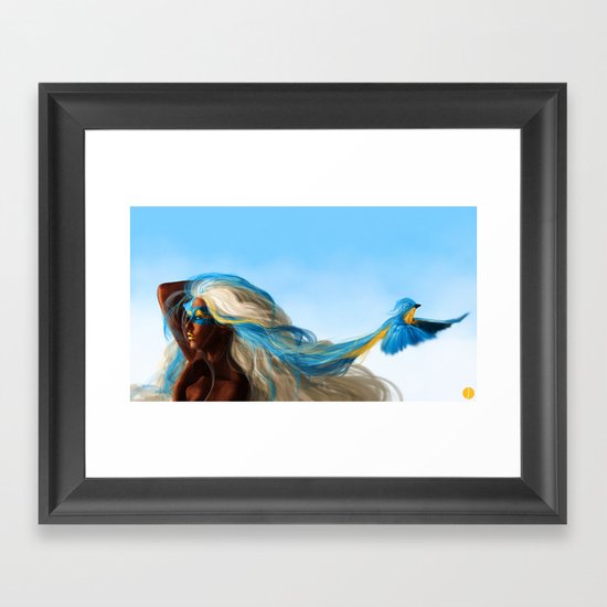 BIRD Framed Art Print