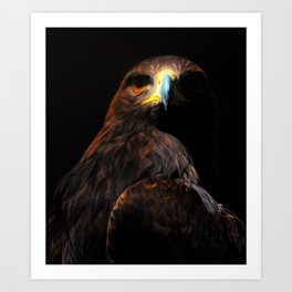 Invictus Golden Eagle | Painting | Bird Art Print