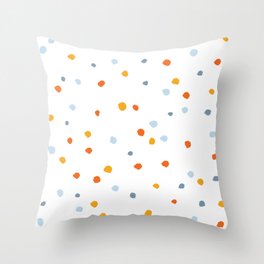 Confetti Dots Throw Pillow