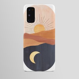 Abstract day and night Android Case